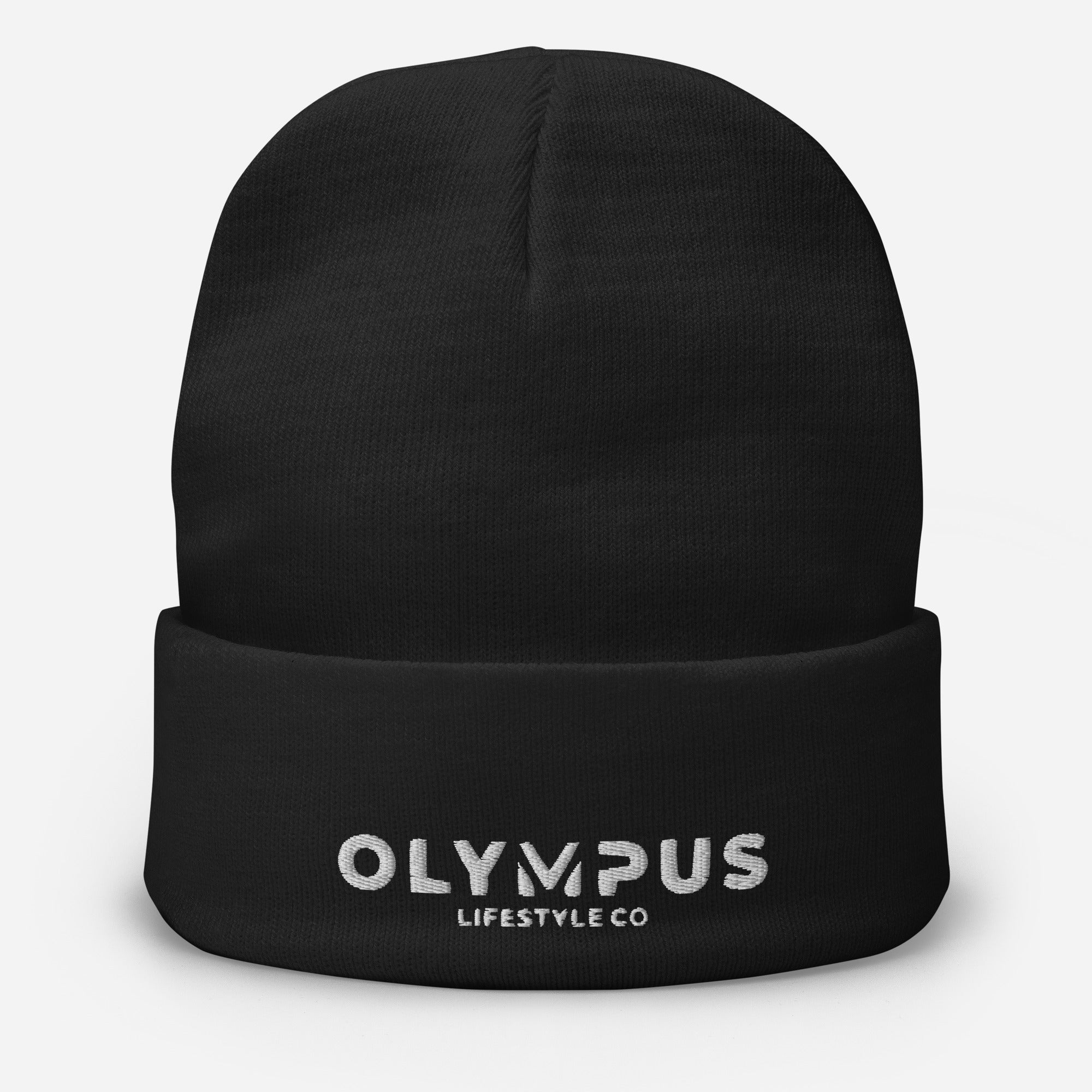 Olympus Beanie White Logo