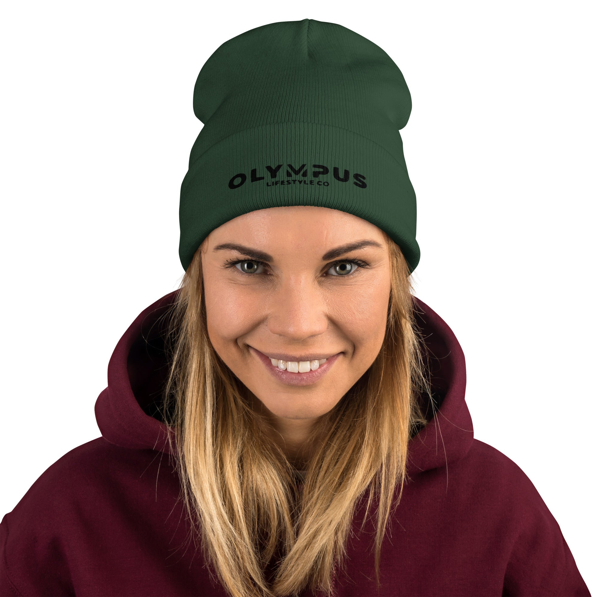 Olympus Beanie Black Logo
