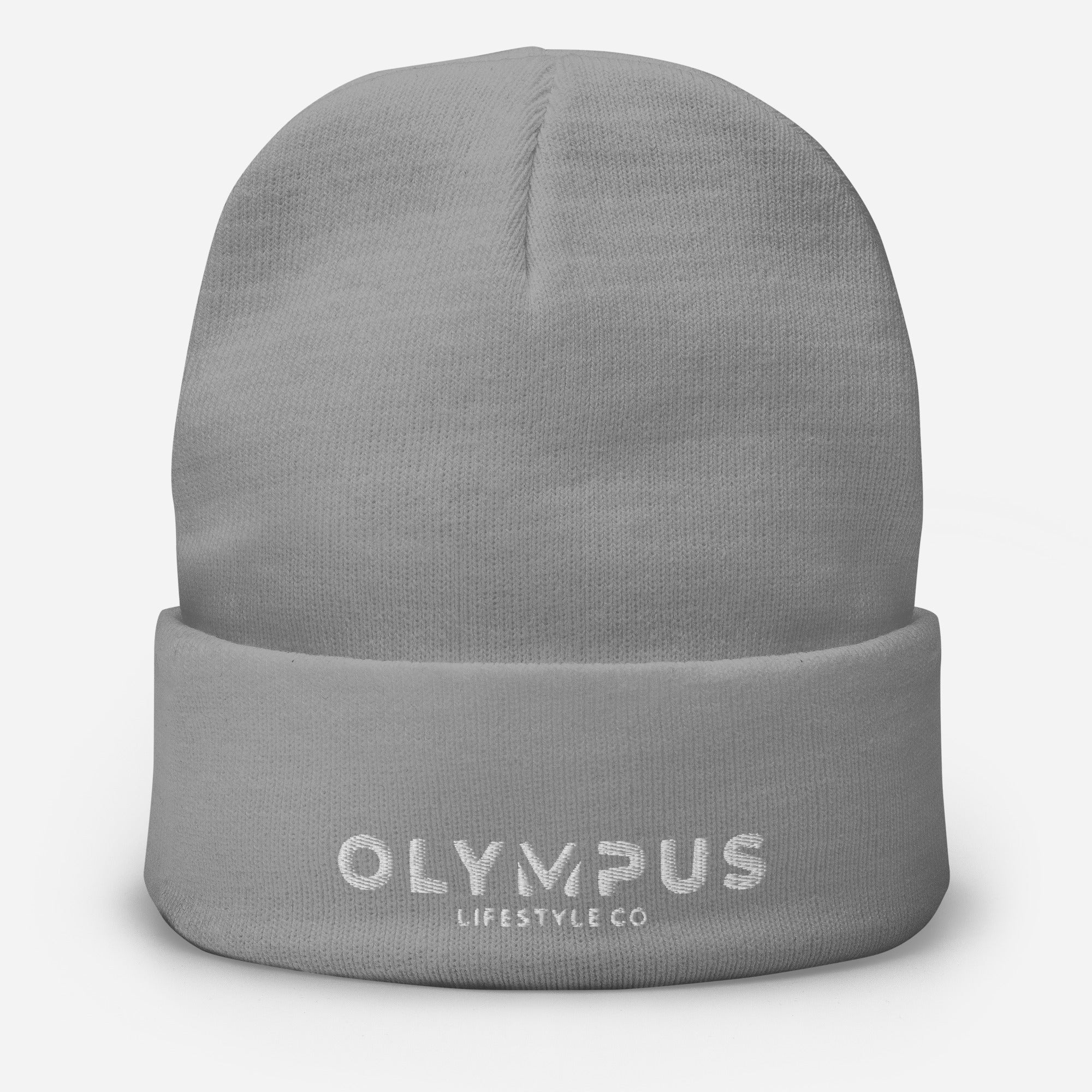 Olympus Beanie White Logo
