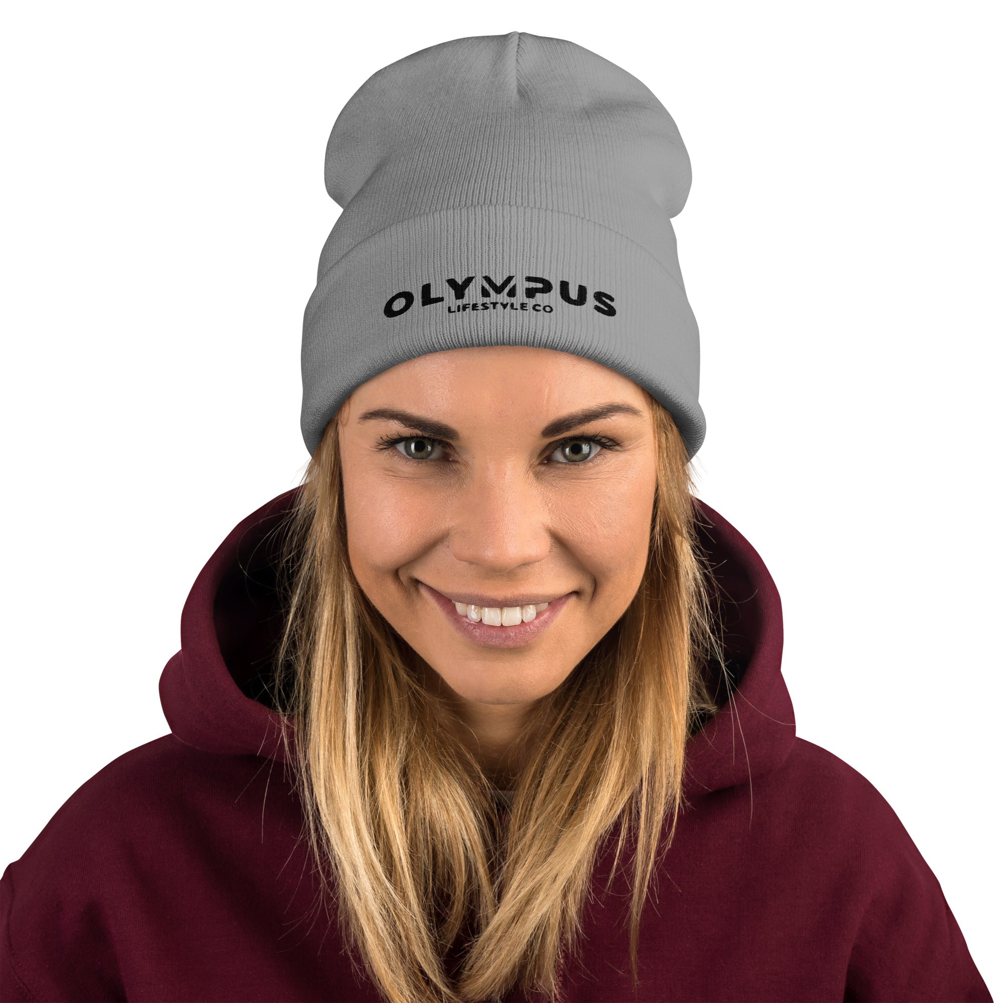 Olympus Beanie Black Logo