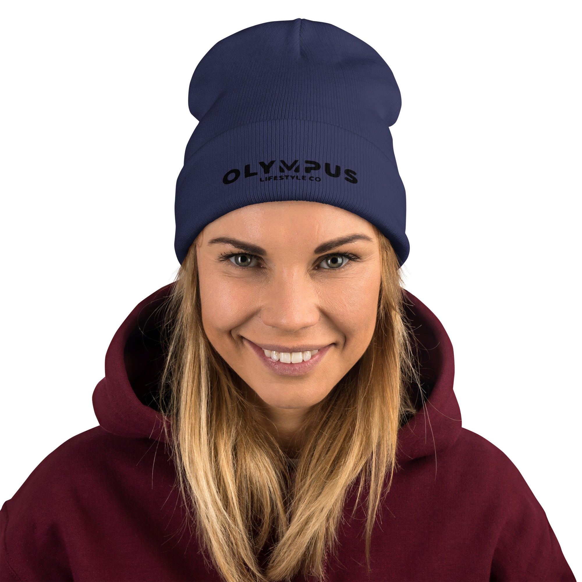 Olympus Beanie Black Logo