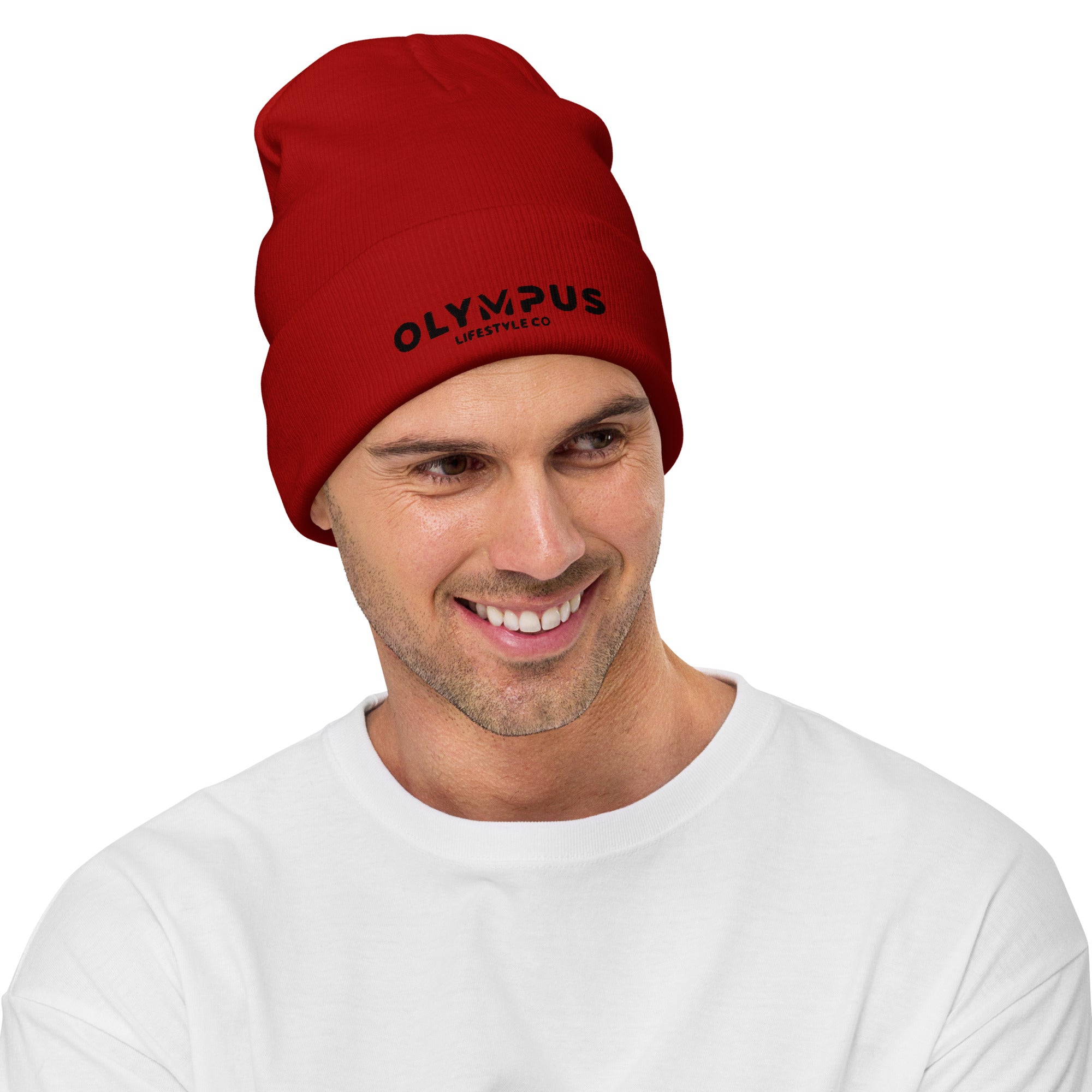 Olympus Beanie Black Logo